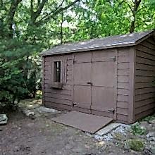 8 x 12 high classic with double doors.