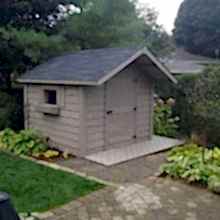 8 x 8 medium classic with a 2 foot gable overhang.