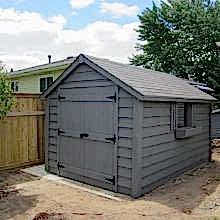 8 x 12 medium classic with double doors.