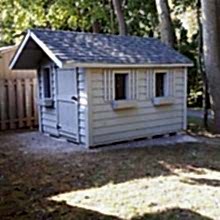 8 x 10 medium classic with a 2 foot gable overhang