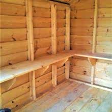 10 x 10 medium classic with an L shape shelves.